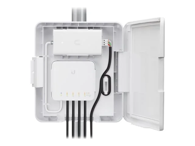 Ubiquiti USW-Flex-Utility, Pylvääseen asennettu, Seinään asennettava, Sisätila ja ulkotila