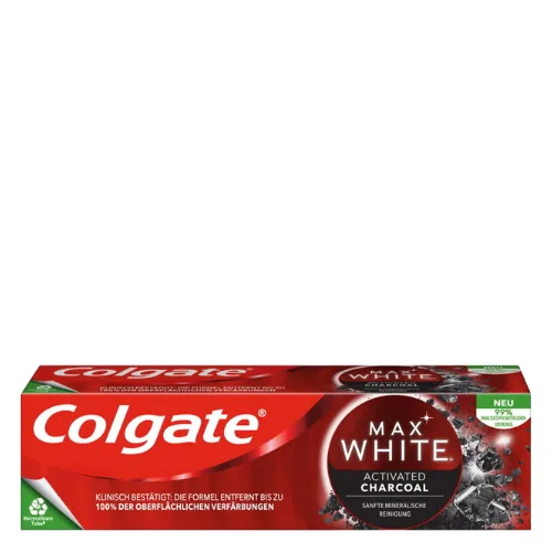 Colgate Max White Activated Charcoal Hammastahna – 75 ml