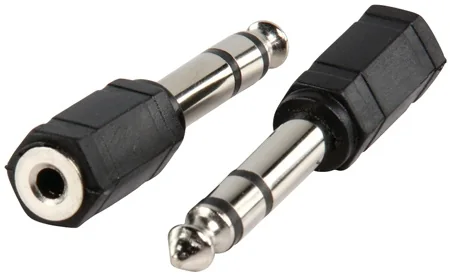 Valueline Stereo Audio adapteri 6 35 mm uros / 3 5 mm naaras
