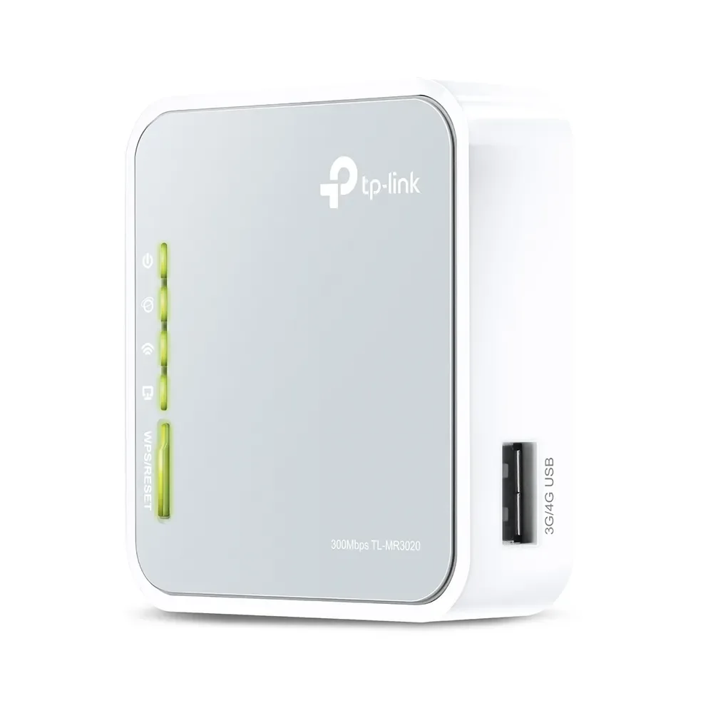 TP-Link TL-MR3020 - Pöytäreititin, Hopea, Valkoinen