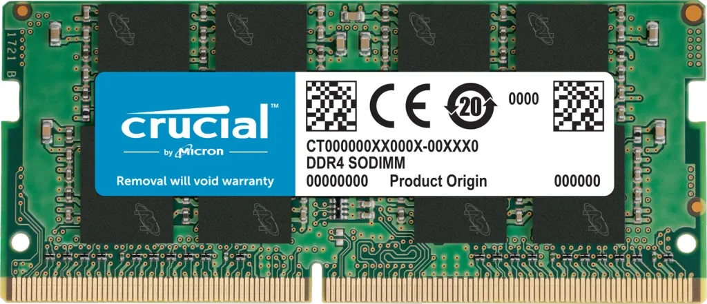 Crucial DDR4 8GB 3200MHz CL22 Ei-ECC SO-DIMM 260-PIN