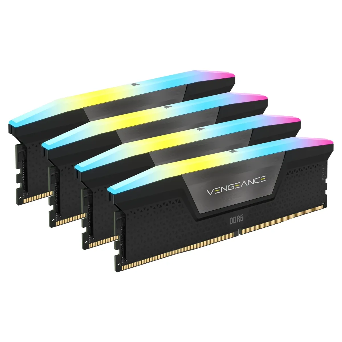 Corsair Vengeance RGB DDR5-6600 - 64GB - CL30 - Quad Channel (4 pcs) - Intel XMP - Musta RGB