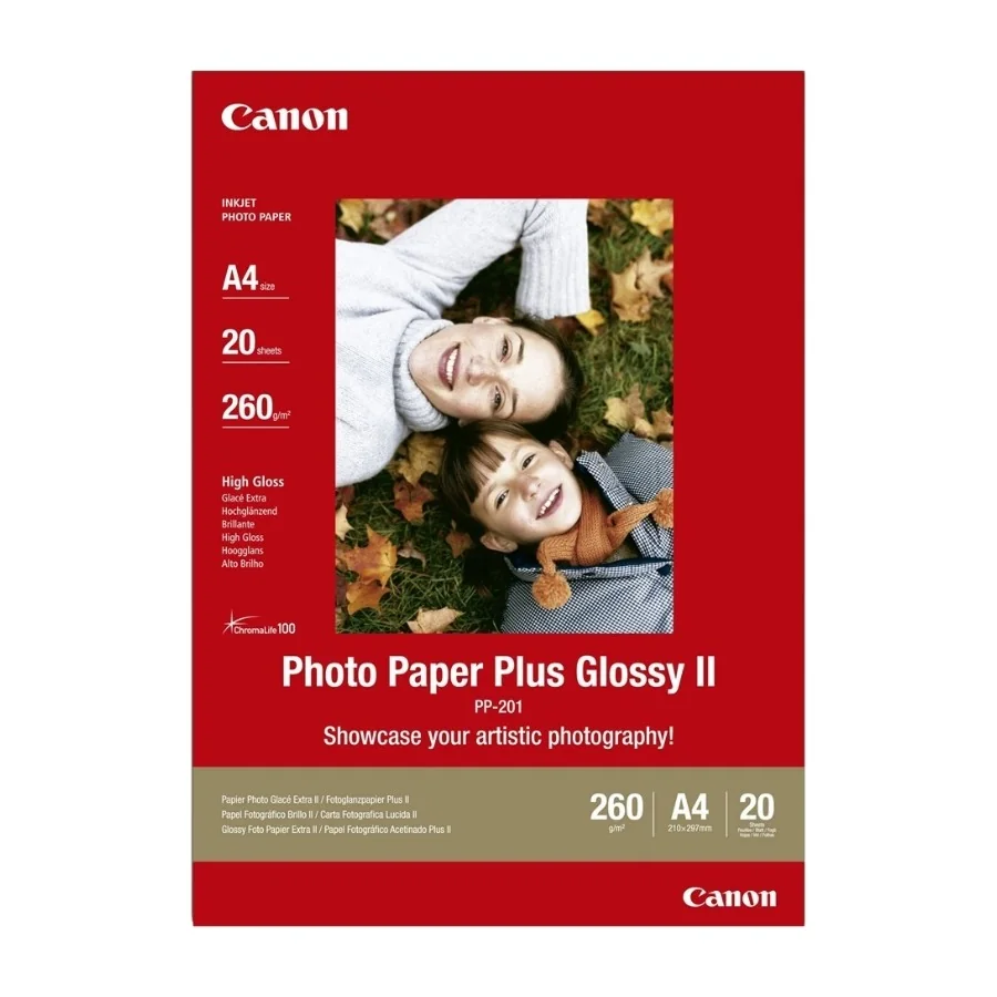 Canon Paperi PP-201 / 2311B019 Kiiltävä A4 - 20 arkkia
