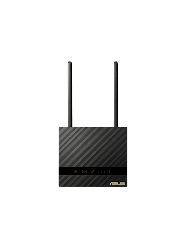 Asus 4G-N16 -reititin, Wi-Fi 4, N300, modeemilla, musta