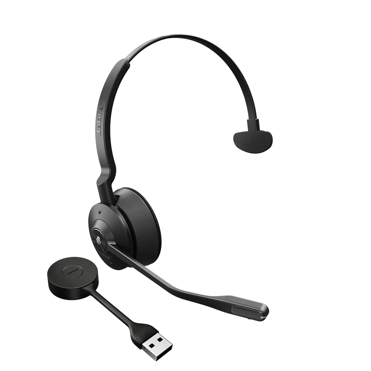 Jabra Engage 55 MS -langaton monokuuloke + USB-A-sovitin, musta