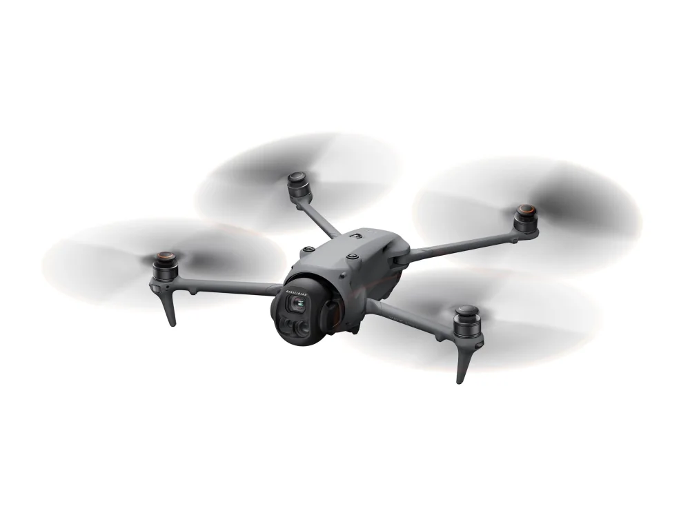 DJI Mavic 4 Pro, 4 roottoria, 100 MP, 12288 x 8192 pikseliä, 27 m/s, 6654 mAh, Harmaa