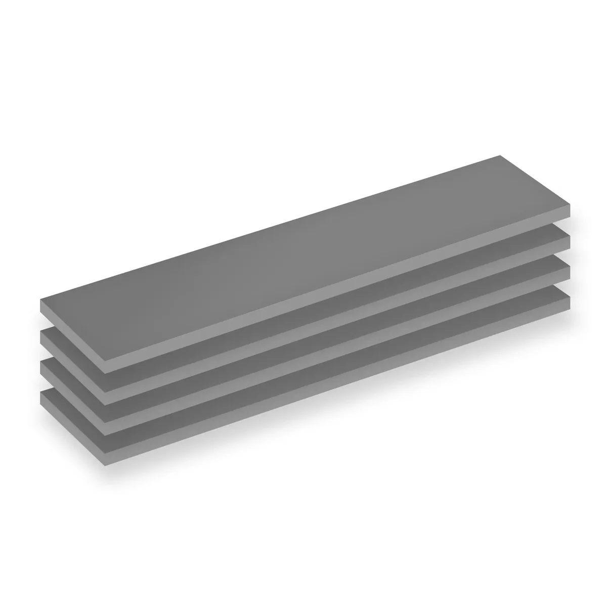 ARCTIC TP-4 120 x 20 x 1.5 mm, 4 kpl -lämpötyyny, harmaa