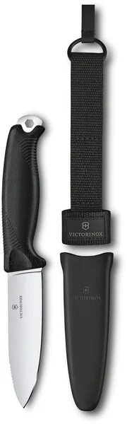 Victorinox Venture bushcraft-veitsi, 105 mm, musta