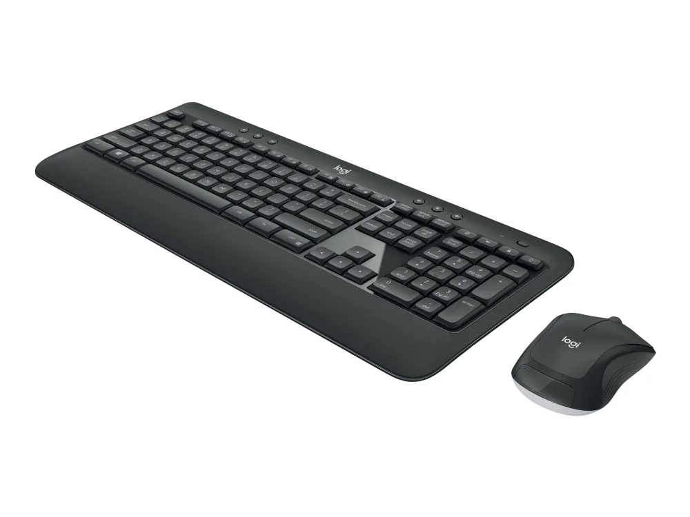 Logitech MK540 Advanced Wireless Combo - FR = MK540 Edistynyt Langaton Yhdistelmä - FR - Näppäimistö ja Hiirisetti - Ranskalainen - Musta