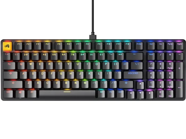 Glorious GMMK 2 - Full-Size 96% - Barebone - ISO - Musta - Pelinäppäimistö - Universal - Musta