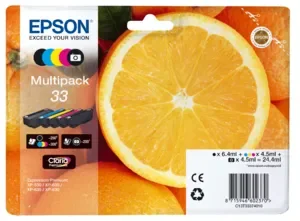 Epson 33 Multipack 5-Pack (Black Keltainen Magenta Cyan Photo-Black)