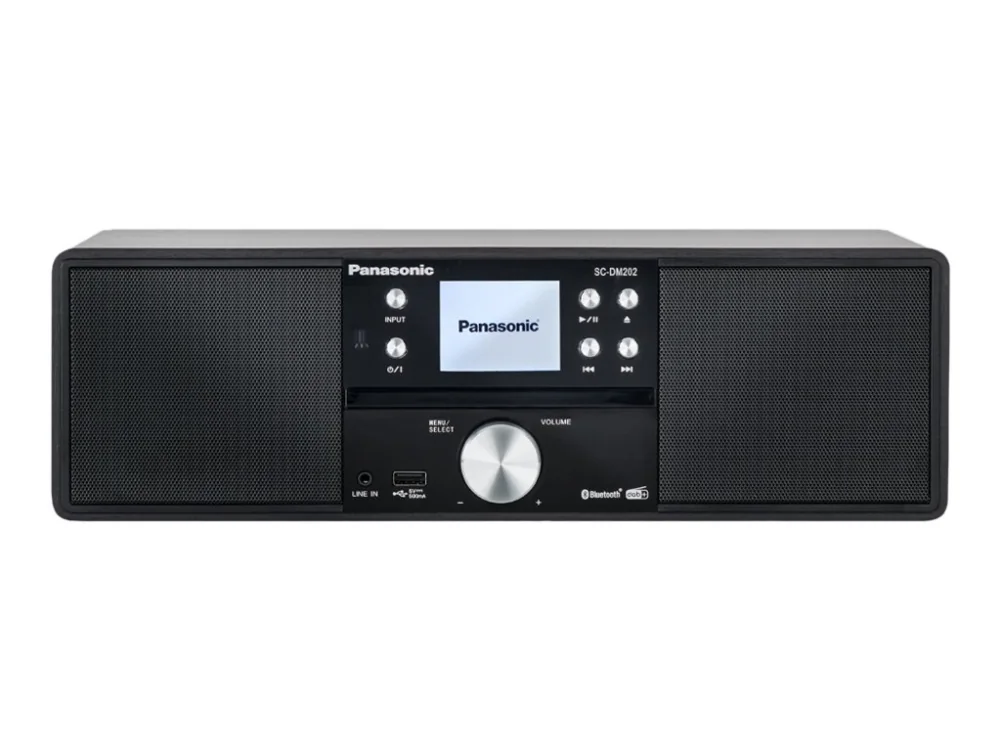 Panasonic SC-DM202EG-K, Kodin mikroaudiojärjestelmä, Musta, Etu, Kiina, 24 W, Koko alue