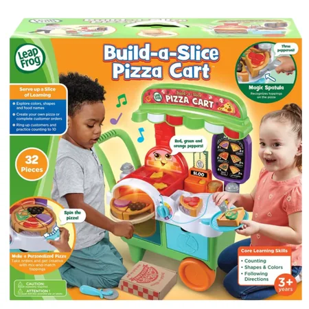 LeapFrog Build-A-Slice Pizza Cart Oppimislelu