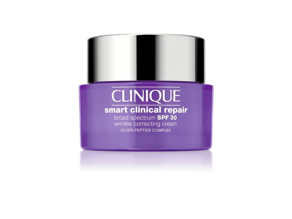Clinique Smart Clinical Repair, Naisten, 50 ml, Rasva (aine), Kaikille ihotyypeille, Ikääntymistä vastaan, Ryppyjä ehkäisevä, Kosteuttava, Suojaus, Korjaus, Tasoittava, Purkki