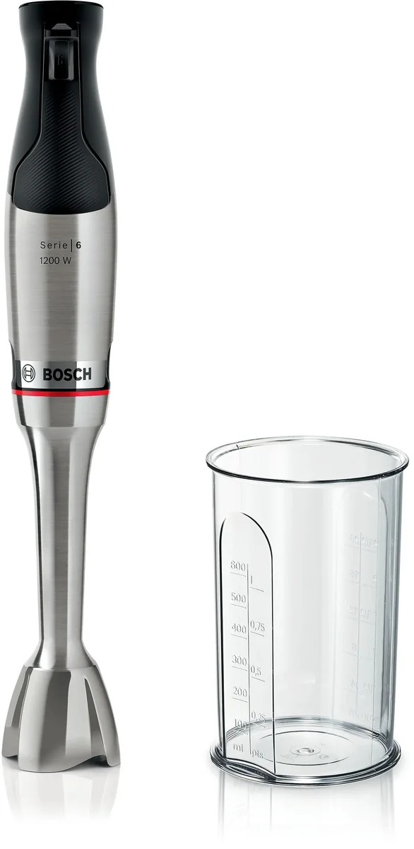 Bosch ErgoMaster Series 6 MSM6M810 1200 W 600 ml -sauvasekoitin, ruostumaton teräs