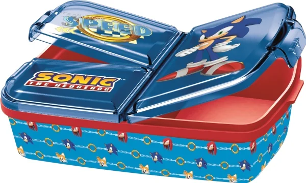 Euromic SONIC multi compartment sandwich box 18 x 13 cm NEW