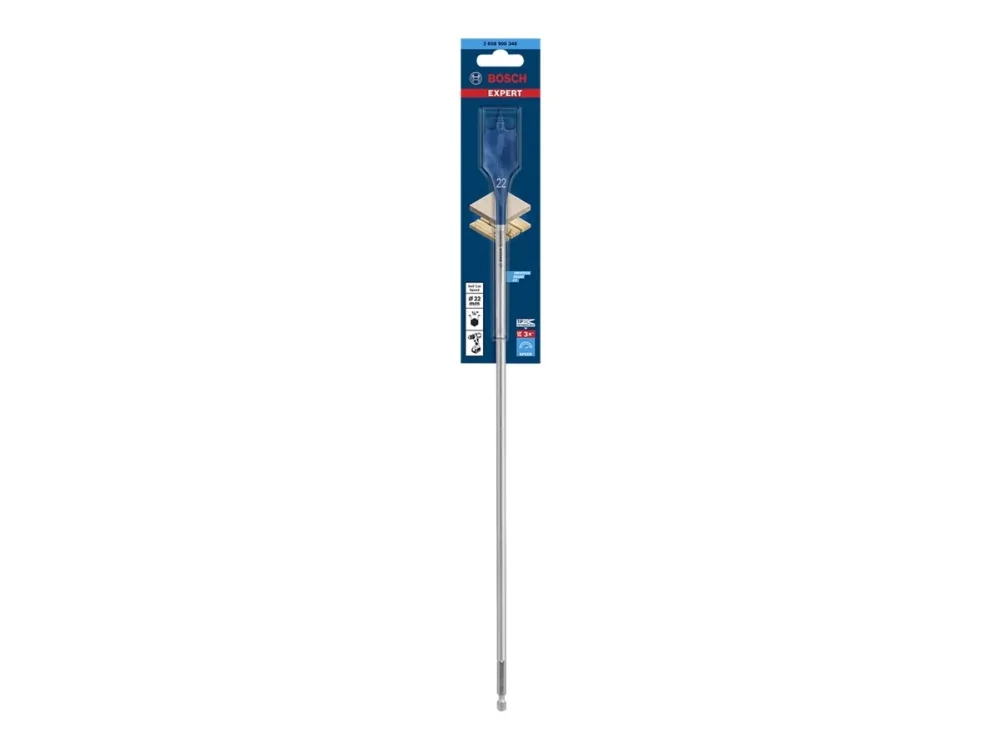 Bosch tarvikkeet 2608900348 Puujyrsin 22 mm Kokonaispituus 400 mm Kuusikulmainen varsi 1 kpl