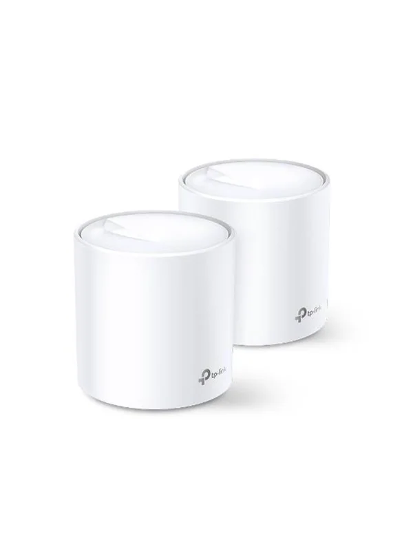 TP-Link Deco X20 -mesh WiFi -järjestelmä, Wi-Fi 6, AX1800, Dual-band, 2 kpl, valkoinen