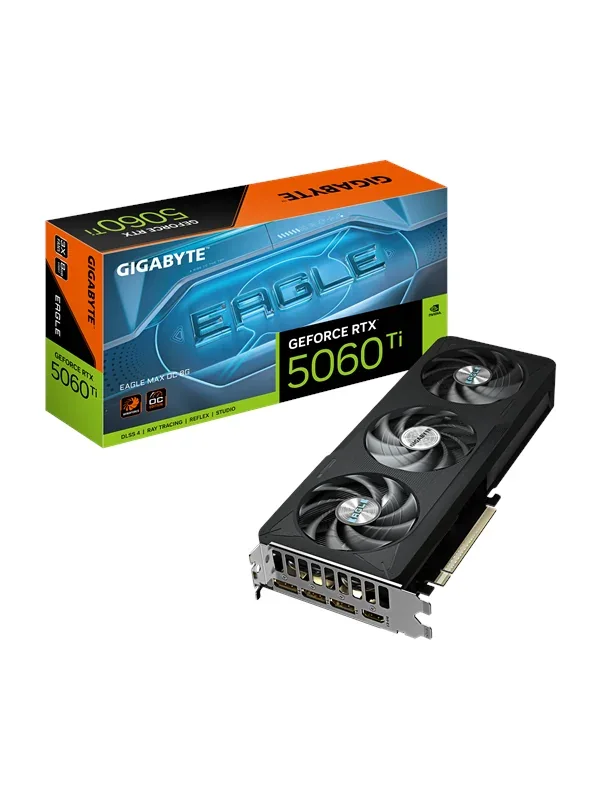 GIGABYTE GeForce RTX 5060 Ti EAGLE MAX OC - 8GB GDDR7 RAM - Näytönohjaimet