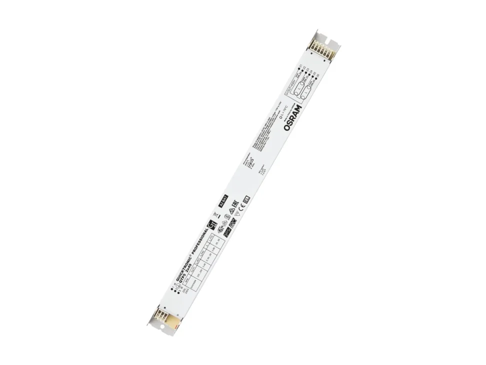 Osram QTP5 2X49, 100000 t, -20 - 50 °C, 198 - 264 V, 50/60 Hz, 53 A, 30 mm