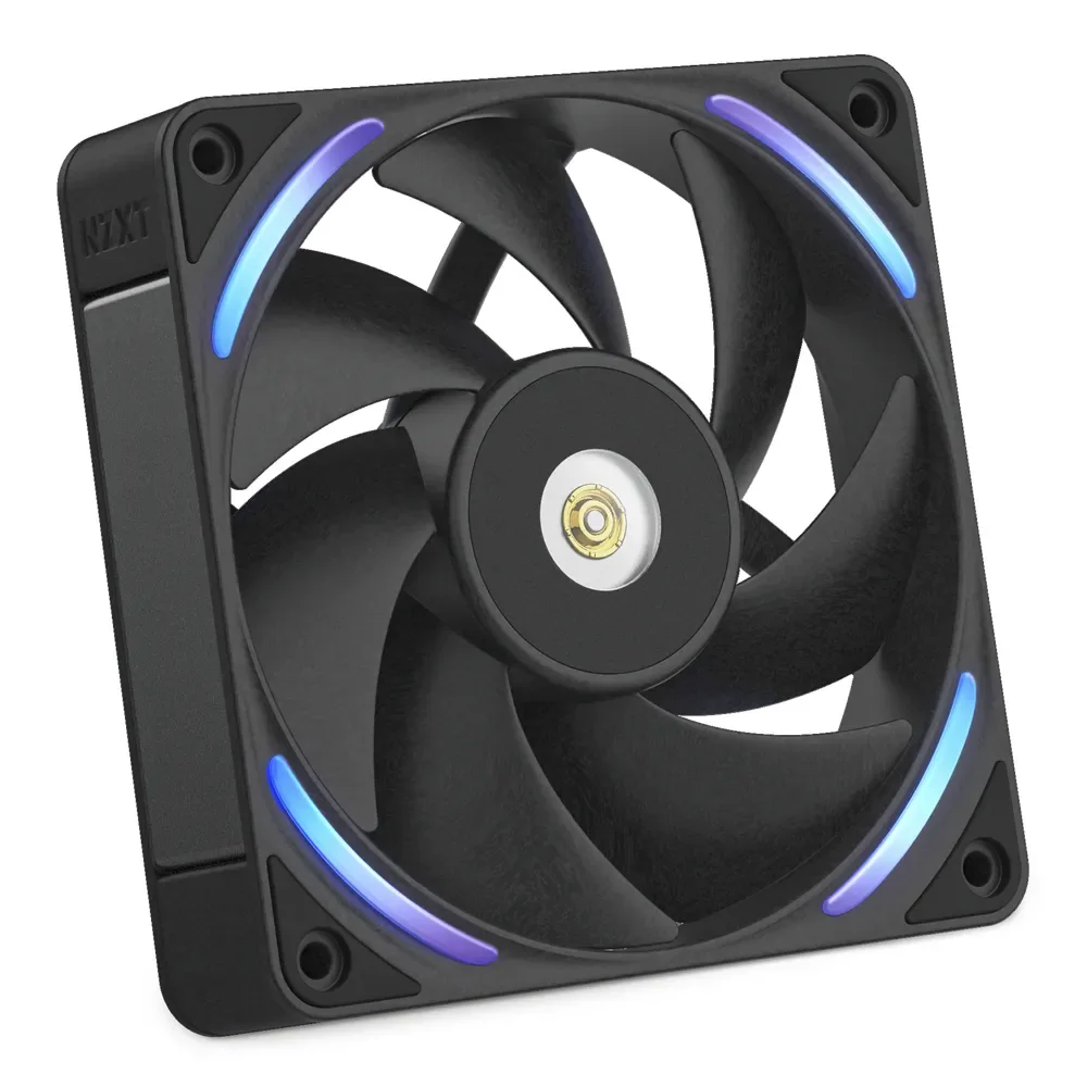 NZXT F120X Performance PWM RGB -tuuletin, Magneettilevitaatiolaakeri, 120 mm, musta