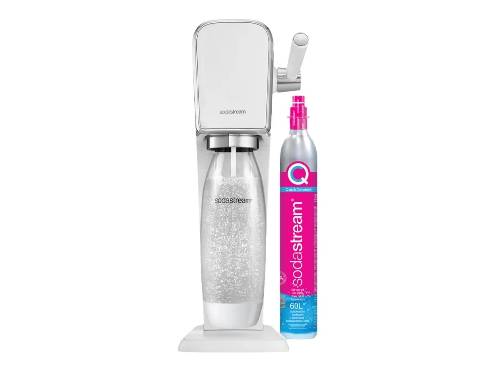 SodaStream Machine White + 1 bottle