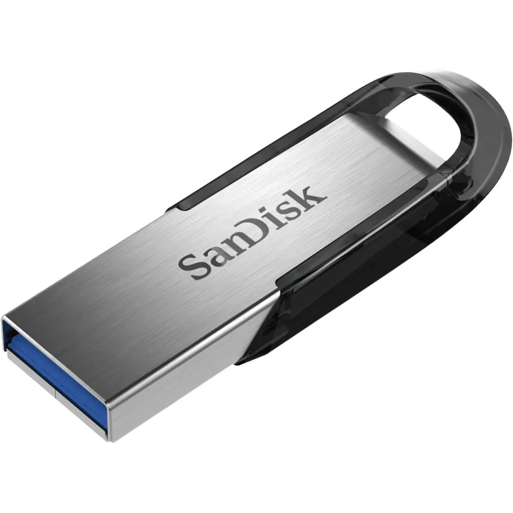 SanDisk Ultra Flair USB 3.0 256 Gt -muistitikku, musta/hopea