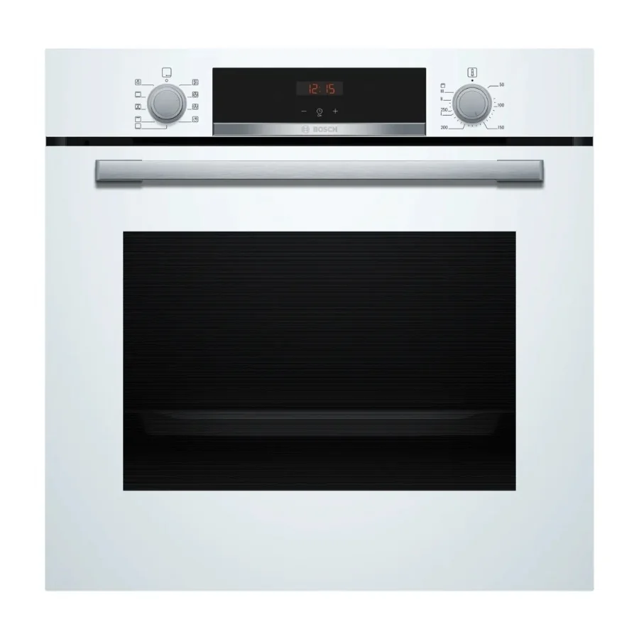 Bosch Serie 4 HBA534BW3, Keskikokoinen, Sähköuuni, 71 L, 3400 W, 71 L, Pakotettu tuuletin