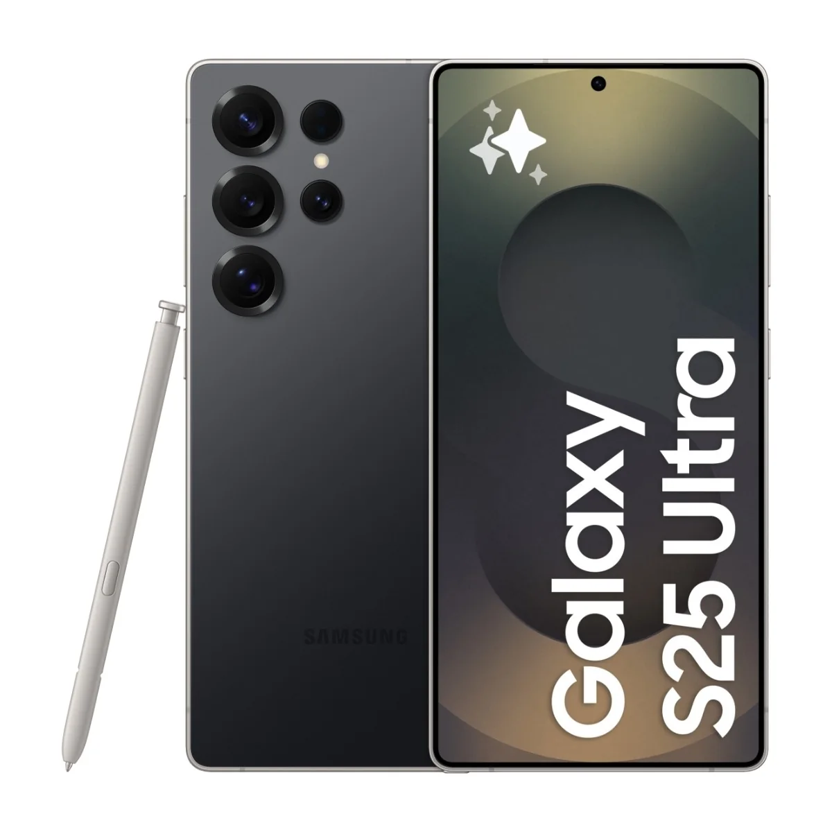 Samsung Galaxy S25 Ultra 5G älypuhelin 12/512 GB (Titanium Black)