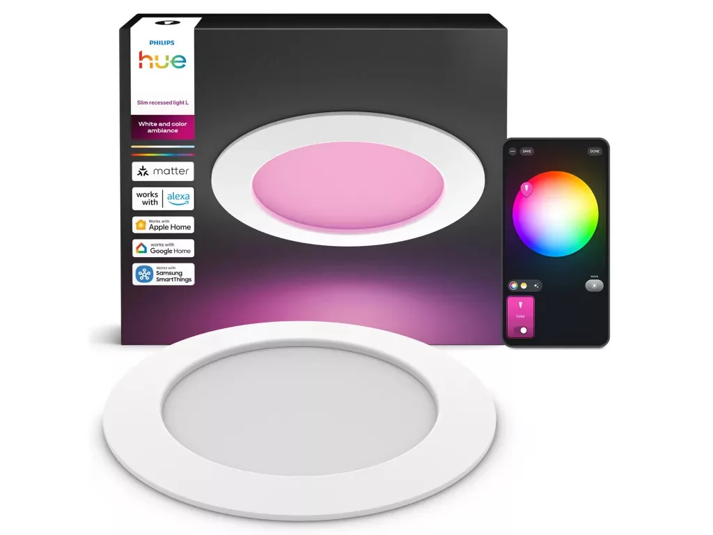 Philips Hue Upotettava Slim-kohdevalaisin