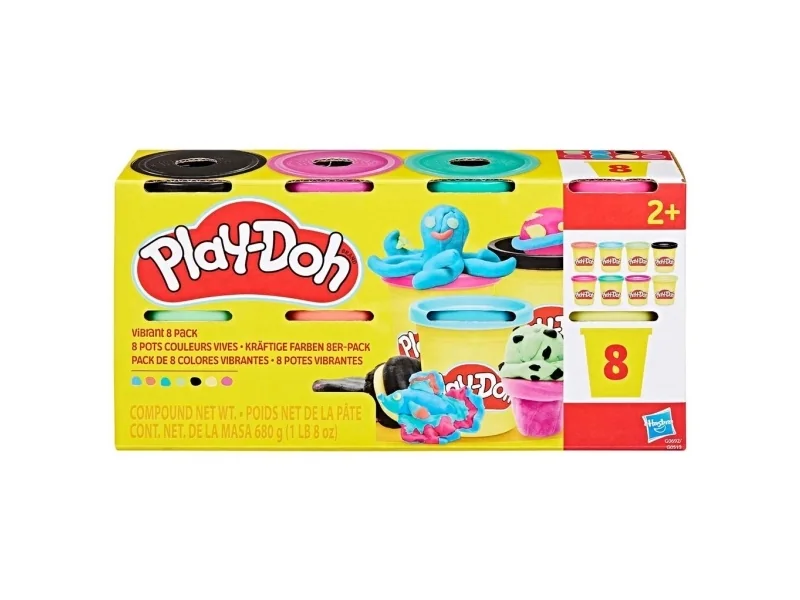 Play-Doh 8-pack 680 g - Vibrant