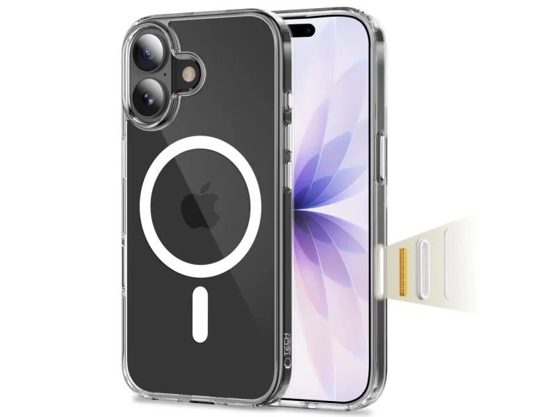 Tech-Protect Flexair Hybrid CC MagSafe Case for iPhone 17 - Clear