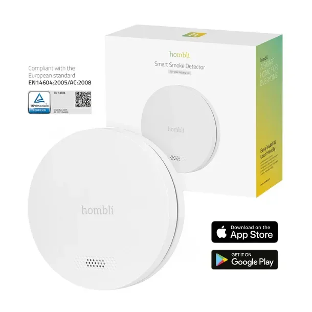 Hombli Smart Smoke Detector Valkoinen