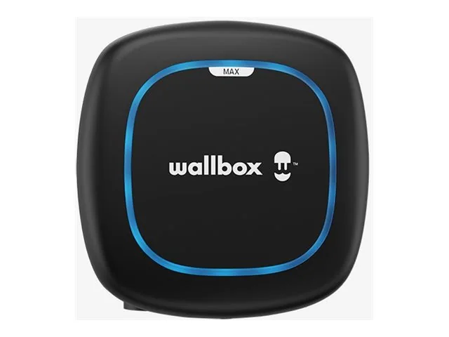 Wallbox Pulsar Max latauslaatikko, 22 kW, 7 m kaapeli, Type 2 -liitin, Musta