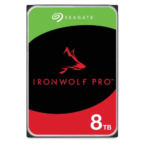 Seagate IronWolf Pro ST8000NT001 - Kiintolevy - 8 TB - sisäinen - 3,5 - SATA 6Gb/s - 7200 rpm - puskuri: 256 MB - 3 vuoden Seagate Rescue Data Recovery -paketin kanssa