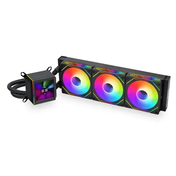 Lian Li GA II LCD SL infinity Black - CPU Vesijäähdytys - Max 30 dBA