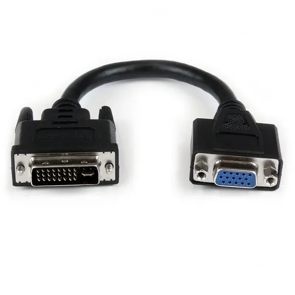 StarTech DVIVGAMF8IN - Videokaapeliadapteri, Musta