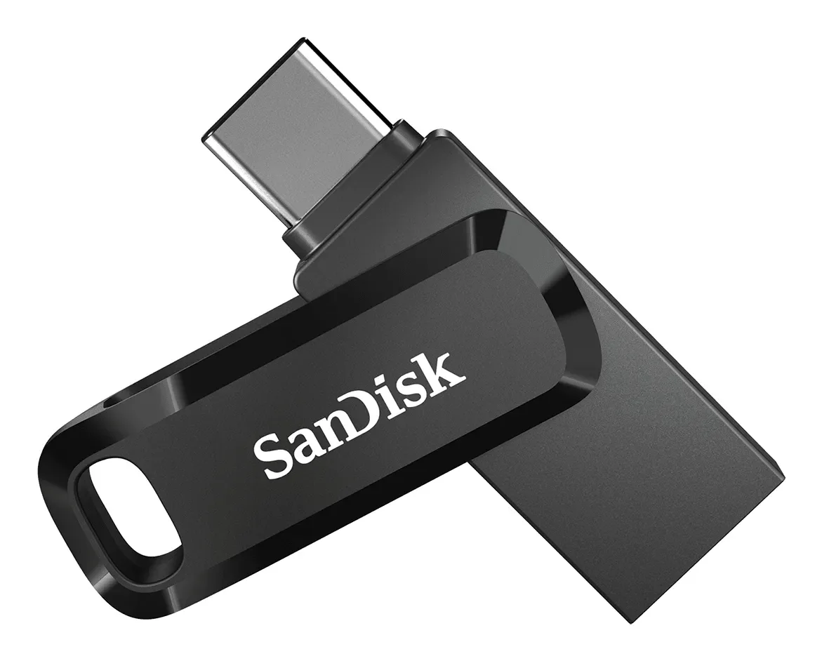 SANDISK Ultra Dual Drive Go - Musta - 128GB - USB-tikku
