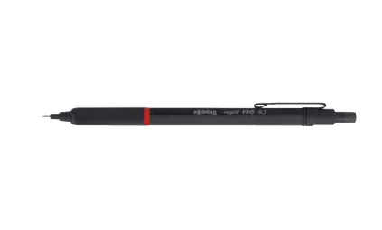 Rotring Rapid Pro Mechanical Pencil | HB 0.7 mm Lead Propelling Pencil | Reduced Lead Breakage | Matte Black Full-Metal Barrel
