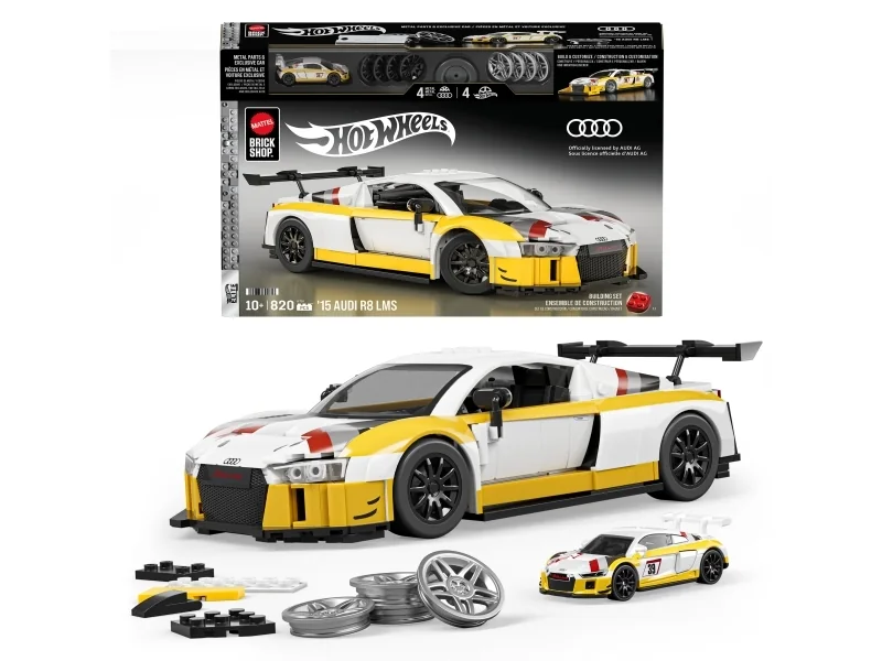 Hot Wheels Brick Shop Elite Series Audi R8 LMS