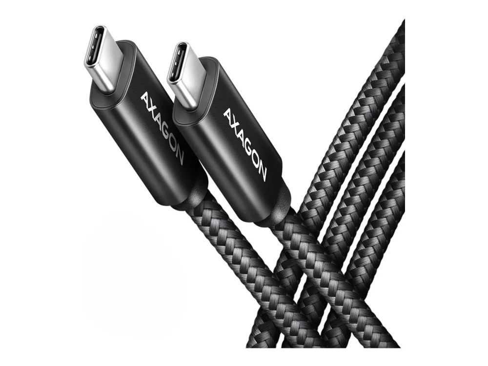 AXAGON BUCM2-CM20AB - USB-C-kaapeli - 24 pin USB-C - 24 pin USB-C - 2 m