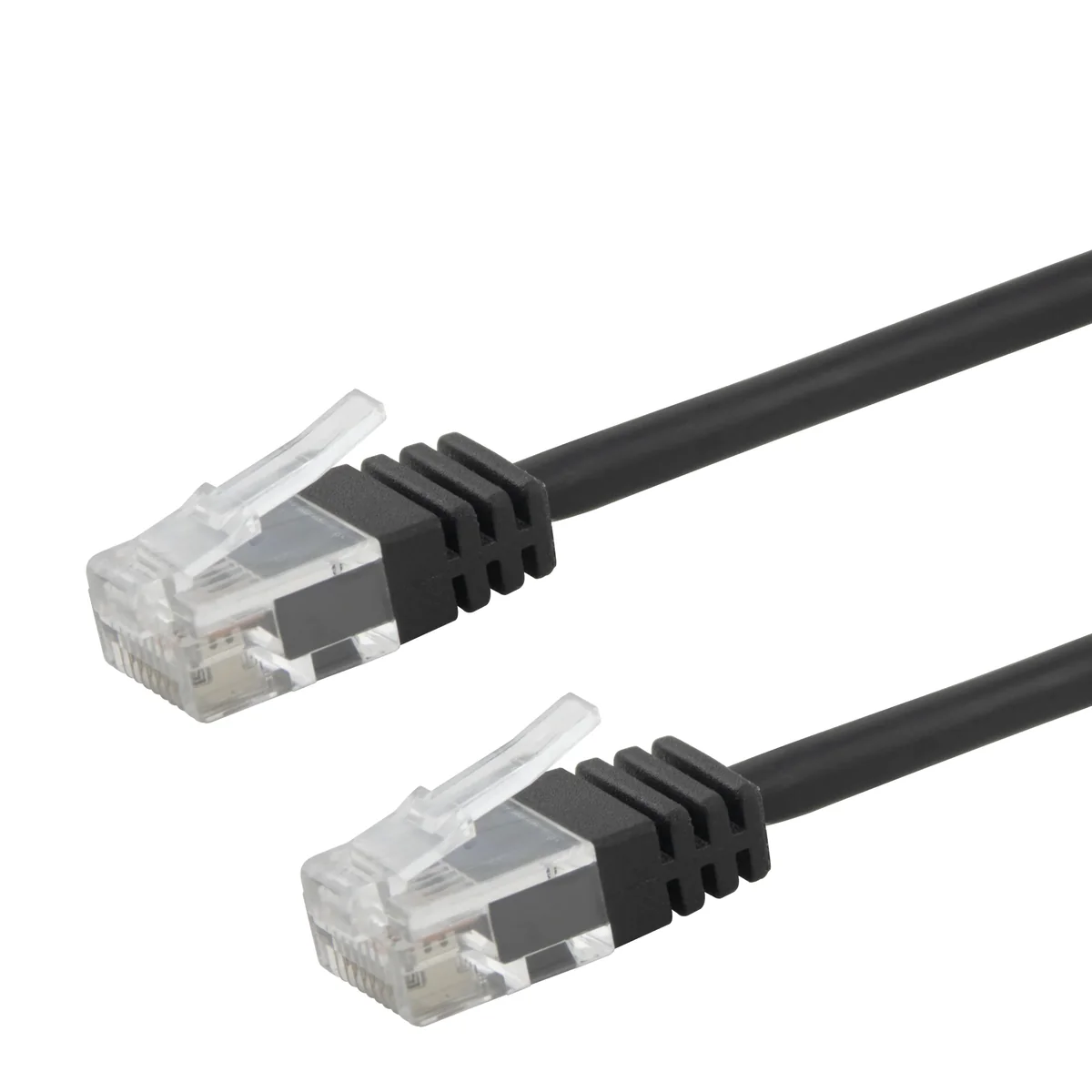 Deltaco Cat6 UTP RJ45 0.5m -verkkokaapeli, musta