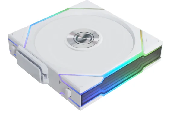 Lian Li Uni Fan TL Wireless Lüfter ARGB PWM - 120 mm weiß, Tuuletin, 12 cm, Valkoinen