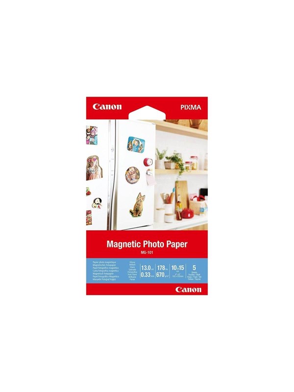 Magnetic Photo Paper 4x6 5 sheets MG-101