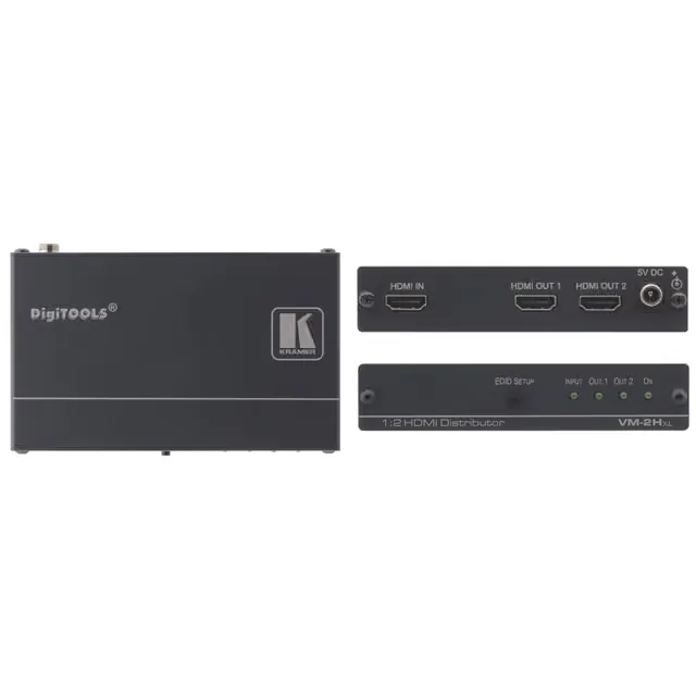 Kramer Electronics Vm-2hxl Videohaaroitin Hdmi 2x Hdmi