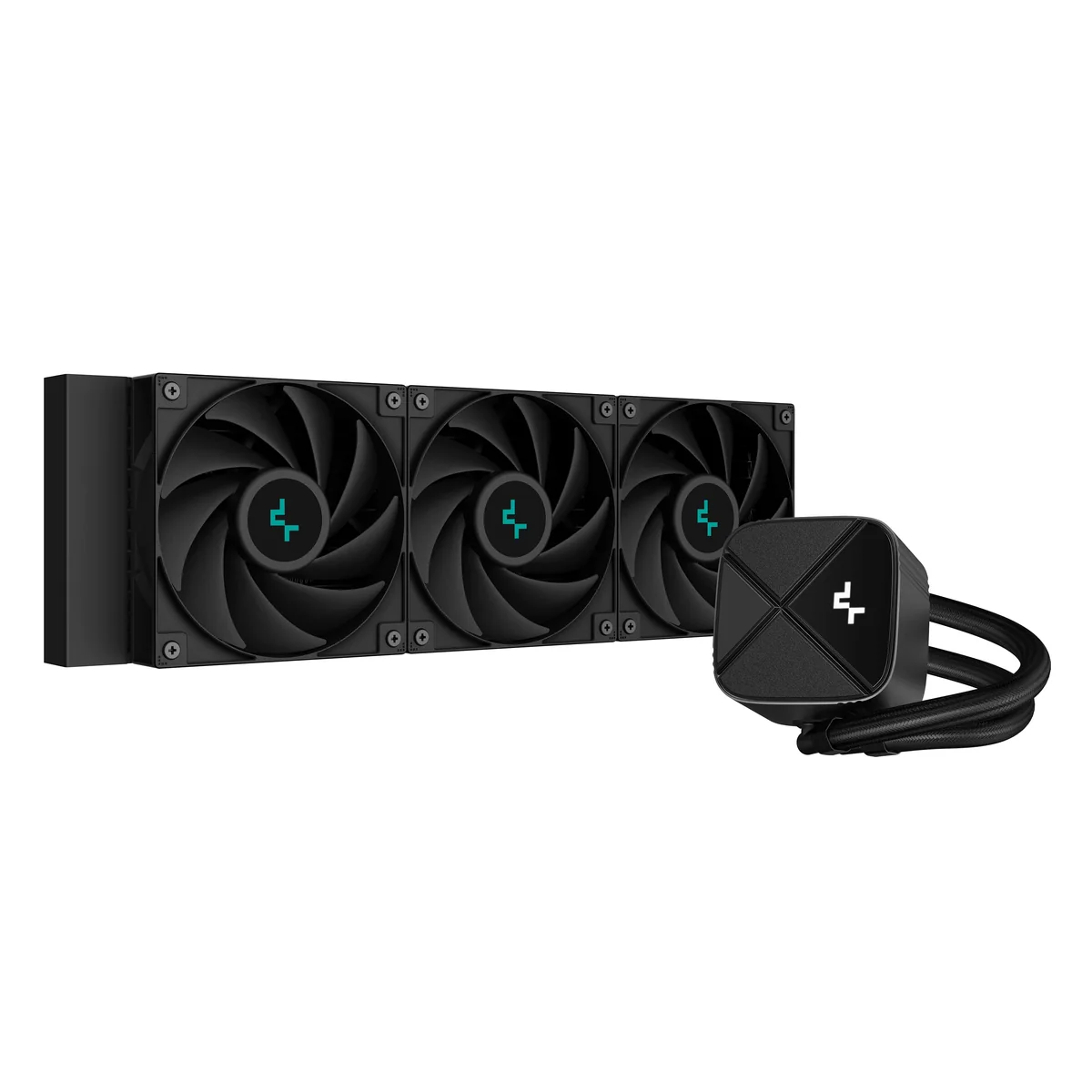 DeepCool LS720S ZERO DARK 360mm -nestejäähdytin, musta