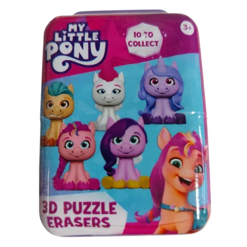 My Little Pony Tuoksuva Puzzle Palz 3D-palapelipyyhekumi - Lajitelma