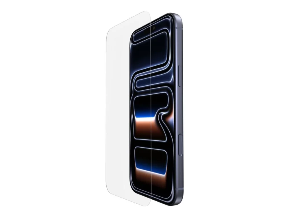 Belkin ScreenForce UltraGlass 2, Apple, iPhone 17 Pro Max, Antibakteerinen, Pudotuksenkestävä, Läpinäkyvä, 1 kpl