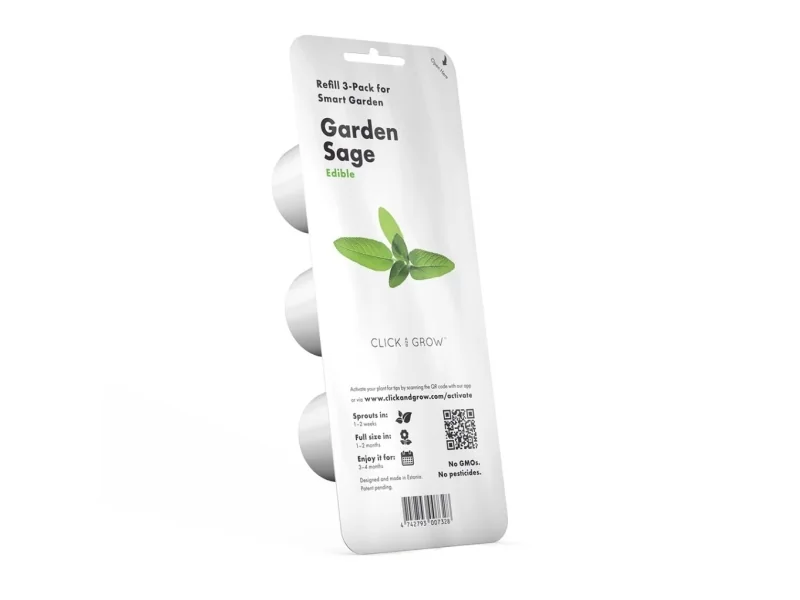 Taimekapsel Click & Grow kasvipallo 3-pack, aedsalvei