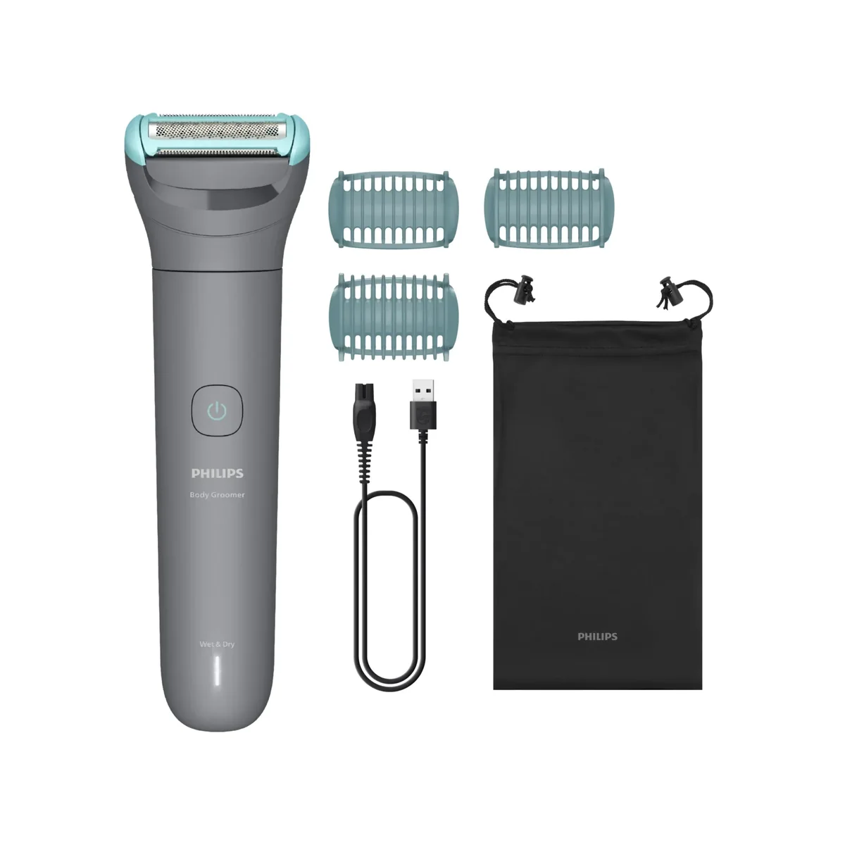 Philips 3000 Series BG3485 - trimmer - mid gray